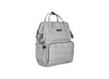 Kikkaboo Wickeltasche Siena, Rucksack, Wickelunterlage, Grifflänge einstellbar grau
