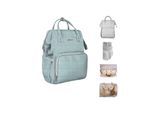 Kikkaboo Wickeltasche Siena, Rucksack, Wickelunterlage, Grifflänge einstellbar türkis