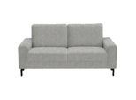 Hom`in 2-Sitzer-Sofa , Silberfarben , Textil , Füllung: Schaumstoff , 178x86x97 cm , Blauer Engel, Goldenes M, Oeko-Tex® Standard 100, DGM-Klimapakt , Typenauswahl, Fußauswahl, Lederauswahl, Stoffauswahl, planbar, Armteilvarianten, Sitzqualitäten, Hocker erhältlich, Rücken echt , Wohnzimmer, Sofas & Couches, Sofas, Textilsofas