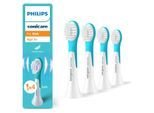 Philips Sonicare For Kids Mini 3+ HX6034/90 Vervangende Opzetstuk voor Tandenborstel voor Kinderen 4 st