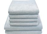Dyckhoff Handtuch Set »Motion«, Set, 6 tlg., Walkfrottier, Made in Germany; 4 Handtücher (50x100cm), 2 Duschtücher (70x140cm)