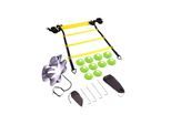 Pro Fußball Agility Trainingsset: Hütchen - Fallschirm - Koordinationsleiter