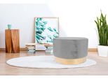 Kayoom Hocker »Nano 510, Hocker in stilvollem Design,weiche Schaumstoff-Sitzfläche«, (1 St.), Golz Akzente, mit...