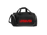 multifanshop Sporttasche - Leverkusen - Textmarker - Druck rot - Tasche