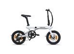 Chrisson Ertos 16 E Bike Klapprad Damen Herren 130 - 180 cm Pedelec 16 Zoll 7 Gänge weiß