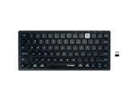 Tastatur Kensington Multi-Device Dual Wireless, kabellos, QWERTZ, für bis zu 3 Endgeräte, schwarz