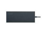 Dockingstation Kensington SD4842P USB-C Triple Video, 100 W, 4K, 1080 px, für bis zu 3 Monitore, DisplayPort/HDMI/USB/LAN/Audio, PCR, schwarz