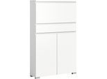 INOSIGN Schuhschrank »Skoskap, Tiefe 27cm, 2 Türen, 1 Klappe mit Schuhwalze, 1 Schubkasten«, Platz für ca. 16 Schuhpaare, Schuhkipper, Schuhkommode, Schuhregal