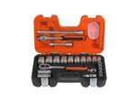 BAHCO 1/2 socket set 23 pcs inch 3/8-1.1/4