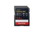 SanDisk Extreme Pro - Flash-Speicherkarte - 64 GB - Video Class V90 / UHS-II U3 / Class10 - SDXC UHS-II