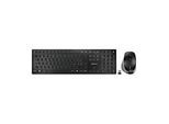 CHERRY DW 9500 SLIM - Tastatur-und-Maus-Set - kabellos - 2.4 GHz, Bluetooth 4.0 - Tschechisch/Slowakish - Tastenschalter: CHERRY SX