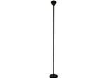 Xxxl Stehleuchte , Schwarz , Metall , 180 cm , Fußschalter , Lampen & Leuchten, Leuchtenserien