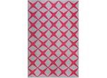 Esprit Flachwebeteppich , Bordeaux, Sandfarben , Textil , Graphik , rechteckig , 160x230 cm , Hohenstein, Oeko-Tex® Standard 100 , für Fußbodenheizung geeignet, in verschiedenen Größen erhältlich, für Hausstauballergiker geeignet, stuhlrollengeeignet, pflegeleicht, strapazierfähig, leicht zusammenrollbar , Teppiche Und Böden, Teppiche, Webteppiche