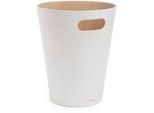 Umbra Papierkorb , Weiß , Holz , 7,5 l , 23x28x23 cm , Büromöbel, Bürobedarf, Sonstiger Bürobedarf