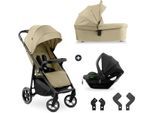 Kinder-Buggy HAUCK "Shop N Care Trio Set", Baby, grün (olive), Kinderwagen, inkl. Babyschale, Babywanne und Adapter