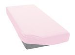 Spannbettlaken ELEGANTE "Mako-Jersey", rosa (rosé), 1 Stk., Mako-Jersey, 140x200 140x210 140x220 150x200 150x210 150x220 160x200 160x210 160x220 25cm, Mako-Jersey, Obermaterial: 97% Baumwolle, 3% Elasthan, Bettlaken, Spannbettlaken, in hochwertiger Qualität mit Elasthan-Anteil