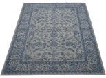 Teppich MUSTERRING "DENVER", grau (grau, blau), B:80cm H:8mm L:150cm, Polyester, Teppiche, Teppich, exlcusive MUSTERRING DELUXE COLLECTION