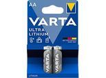 VARTA Batterie PROFESSIONAL LITHIUM, Mignon AA, 1,5 V, 2 Stück