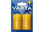 Batterie Mono D VARTA Longlife, 1,5 V, 2 Stück