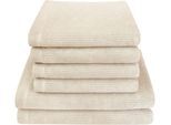 Dyckhoff Handtuch Set »Landscape«, Set, 6 tlg., Walkfrottier, 4 Handtücher (50x100cm), 2 Duschtücher (70x140cm)