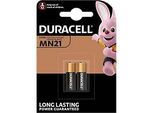 DURACELL® Batterien MN21 V23GA, Spannung 12 V, Kapazität 33 mAh, Alkaline, 2 Stück