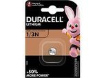 Lithium Batterie Duracell CR 1/3N, Knopfzelle, 3V, 1 Stück