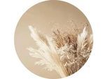 Xxxl Bild , Beige , Metall , rund , 80x80x0.3 cm , einfache und schnelle Anbringung , Bilder & Rahmen, Bilder, Sonstige Wandbilder