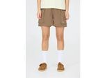Shorts SOS "Mayon", Damen, Gr. XS, US-Größen, grau (taupe), 88% Polyamid, 12% Elasthan, unifarben, sportlich, Hosen, im vielseitigen Cargo-Style