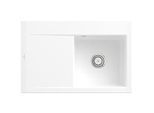 Villeroy und Boch Subway Style 45 Einbauspüle 334700KG Spülbecken rechts, snow white CeramicPlus, 78 x 51 cm