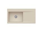 Villeroy und Boch Subway Style 60 Spüle 336200AM Spülbecken links, 510 mm, almond CeramicPlus