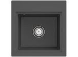 Villeroy und Boch Subway Style 50 S Einbauspüle 331500i4 Spülbecken, 500 x 510 mm, graphit CeramicPlus