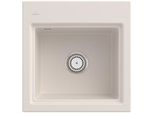 Villeroy und Boch Subway Style 50 S Einbauspüle 331500KR Spülbecken, 500 x 510 mm, crema CeramicPlus
