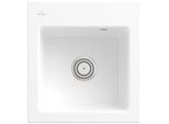 Villeroy und Boch Subway 45 XS Einbauspüle 678100KG Spülbecken, 475 x 510 mm, snow white CeramicPlus
