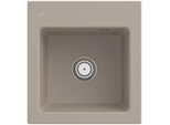 Villeroy und Boch Subway 45 XS Einbauspüle 678100AM Spülbecken, 475 x 510 mm, almond CeramicPlus