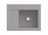 Villeroy und Boch Subway 45 Compact Einbauspüle 331301KD rechts, mit Ablaufgarnitur, 650 x 510 mm, Handbetätigung, fossil CeramicPlus