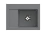 Villeroy und Boch Subway 45 Compact Einbauspüle 331300SL Einbauspüle rechts, 650 x 510 mm, stone CeramicPlus