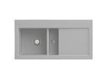 Villeroy und Boch Subway 60 Einbauspüle 677000SM Spülbecken links, 1000 x 510 mm, steam CeramicPlus