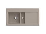 Villeroy und Boch Subway 60 Einbauspüle 677000AM Spülbecken links, 1000 x 510 mm, almond CeramicPlus