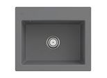 Villeroy und Boch Subway Style 60 S Einbauspüle 330901SL mit Ablaufgarnitur, 600 x 510 mm, Handbetätigung, stone CeramicPlus