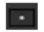 Villeroy und Boch Subway 60 S Einbauspüle 330900J0 Spülbecken, 600 x 510 mm, chromite CeramicPlus