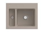 Villeroy und Boch Subway 60 XM Einbauspüle 678000AM Spülbecken, 620 x 510 mm, almond CeramicPlus