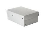 Archivbox Falken PureBox PRO A5, für bis zu 1250 Blatt, DIN ISO 16245-A, mit Beschriftungsfeld, L 250 x B 180 x Füllhöhe 100 mm, FSC®-Pappe, weiss