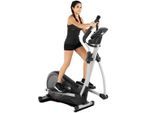 Crosstrainer-Ergometer SPIRIT FITNESS "DRE 40", schwarz (anthrazit, schwarz), CrosstrainerB:55cm H:164,5cm L:109cm, Schwungmasse ca. 20 kg, 32 Widerstandsstufen, B:55cm H:164,5cm L:109cm