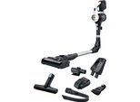BOSCH Akku-Bodenstaubsauger "Unlimited 7 BSS715CARP, 5.0 Ah Akku, Knickrohr, Hygiene-Filter", weiß, B:25,2cm H:130,8cm T:21,6cm, Akkusauger, 10 Jahre Motorgarantie, Schnellladegerät, Made in Germany, weiß, Topseller