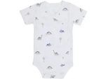 Patinio Babybody , Weiß , Textil , Dinosaurier , Gr. 74 , male , Oeko-Tex® Standard 100 , Kurzarm , Babykleidung, Babybodies & Strampler