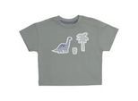 Patinio Babyshirt , Salbeigrün , Textil , Dinosaurier , Gr. 68 , male , Oeko-Tex® Standard 100 , Kurzarm , Babykleidung, Babyhemden & Babyshirts