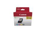 4er Original Multipack Set für Canon 0386C008 / CLI-571 Pixma TS 9000 Series Druckerpatronen mit 50 Blatt Fotopapier