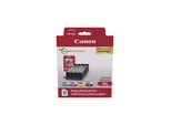 4er Original Multipack Set für Canon 2052C006 / CLI-581XL Pixma TS 6151 Druckerpatronen mit 50 Blatt Fotopapier