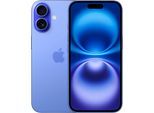 APPLE Smartphone "iPhone 16", B (A-G), blau (ultramarin), 256 GB, Mobiltelefone, Topseller