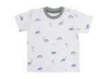 Patinio Babyshirt , Weiß , Textil , Dinosaurier , Gr. 92 , male , Oeko-Tex® Standard 100 , Kurzarm , Babykleidung, Babyhemden & Babyshirts